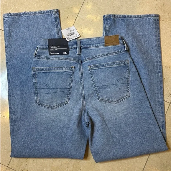 American Eagle Stovepipe High Rise Strigid Jeans 24w - Picture 7 of 7